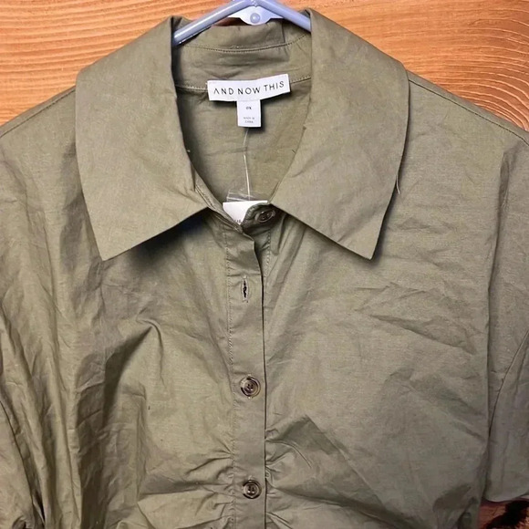 NWT GREEN AND NOW THIS DRESS‎ SIZE 0X - Picture 6 of 8